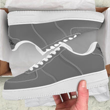 Load image into Gallery viewer, Ti Amo I love you - Exclusive Brand  - Dove Gray - Skeleton Hands with Heart - Low Top Unisex Sneakers