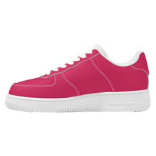 Load image into Gallery viewer, Ti Amo I love you -  Exclusive Brand - Cerise Red 2 - White Heart - Low Top Unisex Sneakers