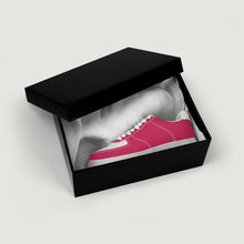 Load image into Gallery viewer, Ti Amo I love you - Exclusive Brand - Cerise Red 2 - Low Top Unisex Sneakers