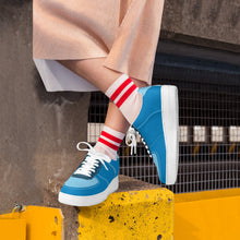 Load image into Gallery viewer, Ti Amo I love you - Exclusive Brand - Lochmara / Jordy Blue / Tarawera - Low Top Unisex Sneakers