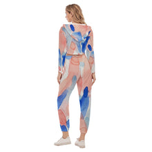 Load image into Gallery viewer, Ti Amo I love you - Exclusive Brand - Women's Crop Hoodie Sports Set