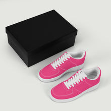 Load image into Gallery viewer, Ti Amo I love you - Exclusive Brand - Violet Red - Low Top Unisex Sneakers