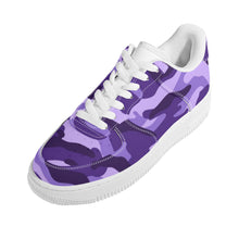 Load image into Gallery viewer, Ti Amo I love you - Exclusive Brand - Minsk, Grape 2, Mauve 2, Fushia Blue & Jacarta Camouflage - Low Top Unisex Sneakers