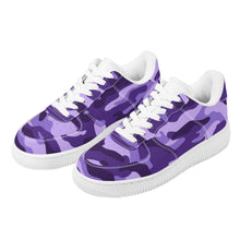 Load image into Gallery viewer, Ti Amo I love you - Exclusive Brand - Minsk, Grape 2, Mauve 2, Fushia Blue & Jacarta Camouflage - Low Top Unisex Sneakers