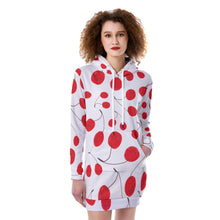 Load image into Gallery viewer, Ti Amo I love you Exclusive Brand  - Women's - Cherries - Heavy Fleece Long Hoodie