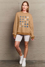Load image into Gallery viewer, Simply Love Full Size Snowflakes Round Neck Sweatshirt