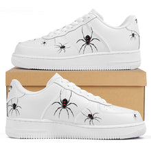 Load image into Gallery viewer, Ti Amo I love you - Exclusive Brand - White - Lots of Spiders - Mens / Womens -  Low Top Unisex Sneakers