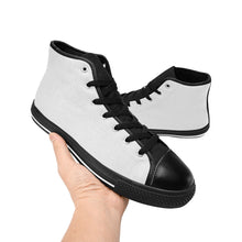 Load image into Gallery viewer, Ti Amo I love you - Exclusive Brand - Womens High Top Canvas Shoes with Black Soles