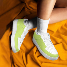 Load image into Gallery viewer, Ti Amo I love you - Exclusive Brand - Yellow Green - Low Top Unisex Sneakers