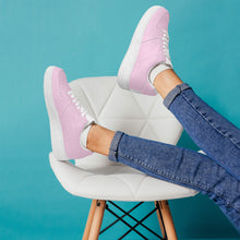 Load image into Gallery viewer, Ti Amo I love you - Exclusive Brand  - Pink Lace - Womens Low Top Sneakers