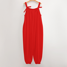 Load image into Gallery viewer, Ti Amo I love you- Exclusive Brand - Cornell Red - Jumpsuit with Suspender