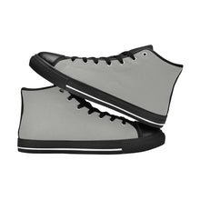 Load image into Gallery viewer, Ti Amo I love you - Exclusive Brand - Womens High Top Canvas Shoes with Black Soles