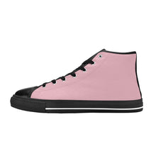 Load image into Gallery viewer, Ti Amo I love you - Exclusive Brand - Womens High Top Canvas Shoes with Black Soles