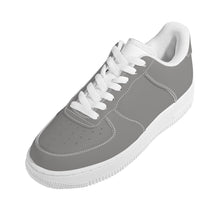 Load image into Gallery viewer, Ti Amo I love you -  Exclusive Brand  - Natural Gray  - White Heart - Low Top Unisex Sneakers