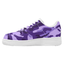 Load image into Gallery viewer, Ti Amo I love you - Exclusive Brand - Minsk, Grape 2, Mauve 2, Fushia Blue & Jacarta Camouflage - Low Top Unisex Sneakers