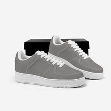 Load image into Gallery viewer, Ti Amo I love you -  Exclusive Brand  - Natural Gray  - White Heart - Low Top Unisex Sneakers