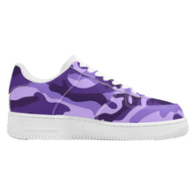 Load image into Gallery viewer, Ti Amo I love you - Exclusive Brand - Minsk, Grape 2, Mauve 2, Fushia Blue & Jacarta Camouflage - Low Top Unisex Sneakers