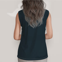 Load image into Gallery viewer, Ti Amo I love you - Exclusive Brand - Women's Sleeveless POLO Tank Shirt