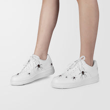 Load image into Gallery viewer, Ti Amo I love you - Exclusive Brand - White - Lots of Spiders - Mens / Womens -  Low Top Unisex Sneakers