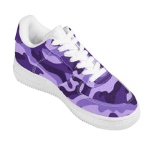 Load image into Gallery viewer, Ti Amo I love you - Exclusive Brand - Minsk, Grape 2, Mauve 2, Fushia Blue & Jacarta Camouflage - Low Top Unisex Sneakers