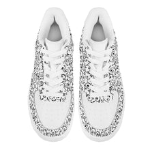 Load image into Gallery viewer, Ti Amo I love you - Exclusive Brand - White with Black Vines -Low Top Unisex Sneakers