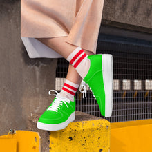 Load image into Gallery viewer, Ti Amo I love you - Exclusive Brand - Green -  Low Top Unisex Sneakers