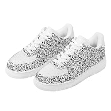 Load image into Gallery viewer, Ti Amo I love you - Exclusive Brand - White with Black Vines -Low Top Unisex Sneakers