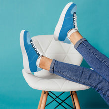 Load image into Gallery viewer, Ti Amo I love you - Exclusive Brand - Lochmara / Jordy Blue / Tarawera - Low Top Unisex Sneakers