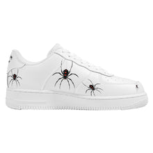 Load image into Gallery viewer, Ti Amo I love you - Exclusive Brand - White - Lots of Spiders - Mens / Womens -  Low Top Unisex Sneakers