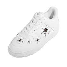 Load image into Gallery viewer, Ti Amo I love you - Exclusive Brand - White - Lots of Spiders - Mens / Womens -  Low Top Unisex Sneakers