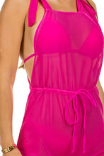 Load image into Gallery viewer, Two Piece Swimsuit with Jumpsuit Coverup
