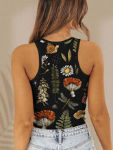 Load image into Gallery viewer, FAM-FAM Printed Round Neck Wide Strap Tank
