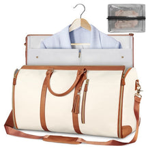 Load image into Gallery viewer, Womens Large Capacity Travel Duffle Bag  Folding Suit Bag Waterproof Clothes Handbag Totes
