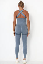 Load image into Gallery viewer, Crisscross Wide Strap Active Jumpsuit
