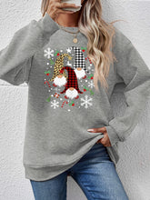 Load image into Gallery viewer, Faceless Gnomes Graphic Drop Shoulder Sweatshirt
