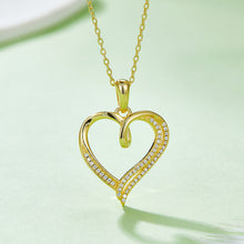 Load image into Gallery viewer, Moissanite 925 Sterling Silver Heart Shape Necklace
