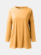 Load image into Gallery viewer, Full Size Round Neck Long Sleeve T-Shirt
