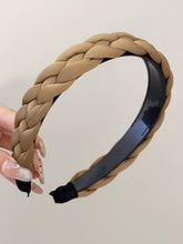 Load image into Gallery viewer, Polyester Braided Wide Headband
