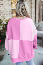 Load image into Gallery viewer, Contrast Half Button Long Sleeve Sweatshirt
