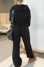 Load image into Gallery viewer, Full Size Drawstring Long Sleeve Jumpsuit
