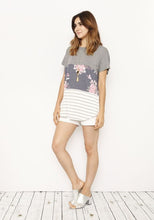 Load image into Gallery viewer, Floral Colorblock Tunic
