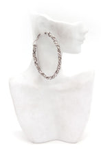 Load image into Gallery viewer, SOPHISTICATED TWISTED TEXTURED HOOPS
