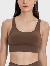 Load image into Gallery viewer, Crisscross Scoop Neck Active Tank
