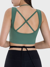 Load image into Gallery viewer, Crisscross Square Neck Active Tank
