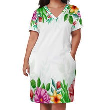 Load image into Gallery viewer, Ti Amo I love you - Exclusive Brand - Knee Length - Loose Pocket Dress - Size S-5XL
