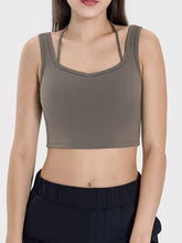 Load image into Gallery viewer, Crisscross Square Neck Active Tank
