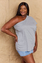 Load image into Gallery viewer, Ninexis in My Groove One Shoulder Loose Top
