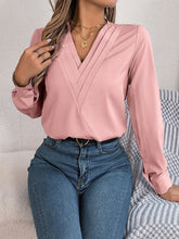 Load image into Gallery viewer, V-Neck Long Sleeve Blouse
