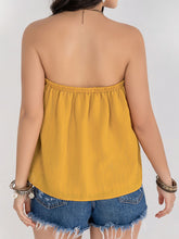 Load image into Gallery viewer, Embroidered Tube Sleeveless Top
