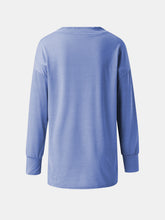 Load image into Gallery viewer, Full Size V-Neck Long Sleeve T-Shirt
